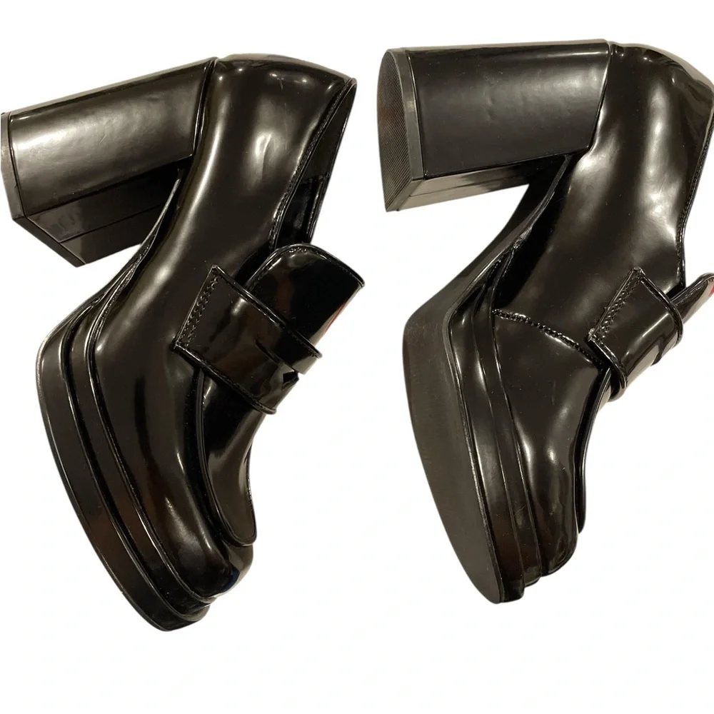 Steve Madden Black Loafers Slip-On Pingo Classic Design size 6M - Picture 4 of 8